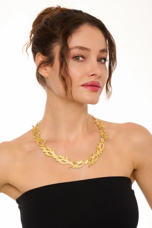 Kiraz Gold Plated Necklace