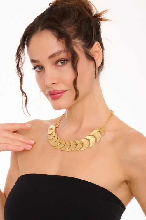Kiraz Gold Plated Necklace