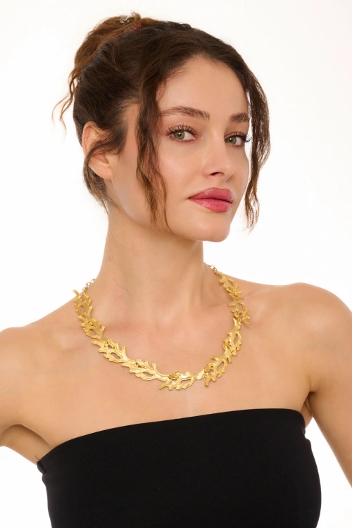 Kiraz Gold Plated Necklace