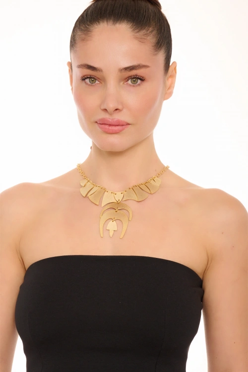 Kiraz Gold Plated Necklace