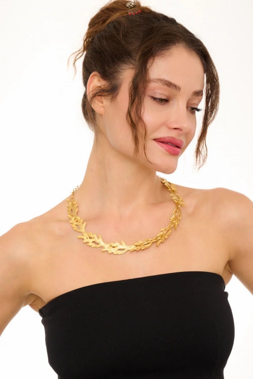 Kiraz Gold Plated Necklace