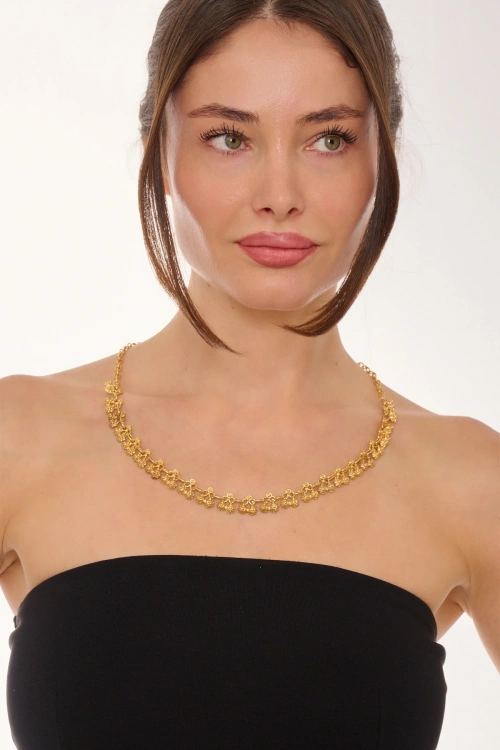 Kiraz Gold Plated Necklace