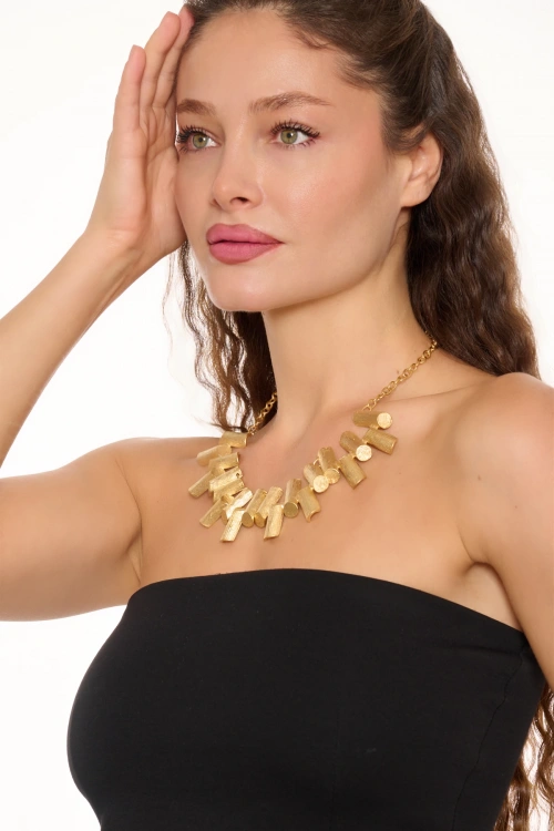 Kiraz Gold Plated Necklace