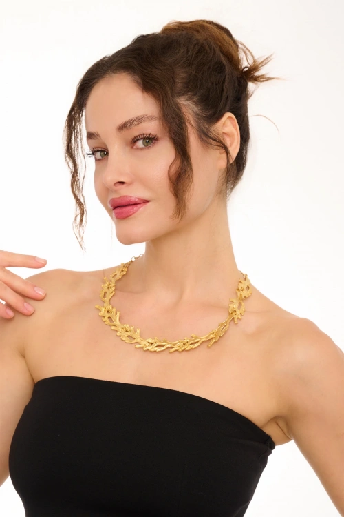 Kiraz Gold Plated Necklace