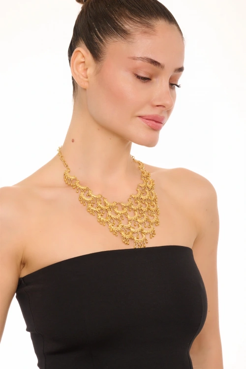 Kiraz Gold Plated Necklace