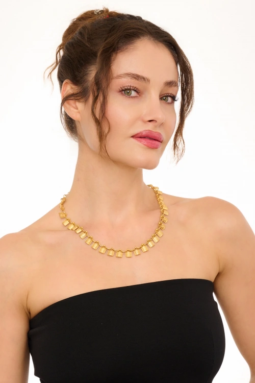 Kiraz Gold Plated Necklace