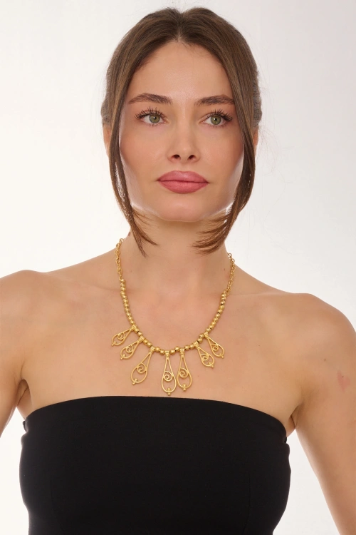 Kiraz Gold Plated Necklace