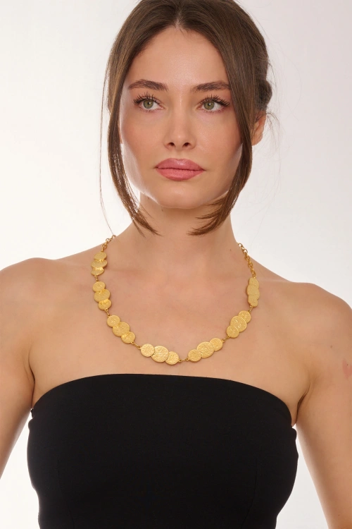 Kiraz Gold Plated Necklace