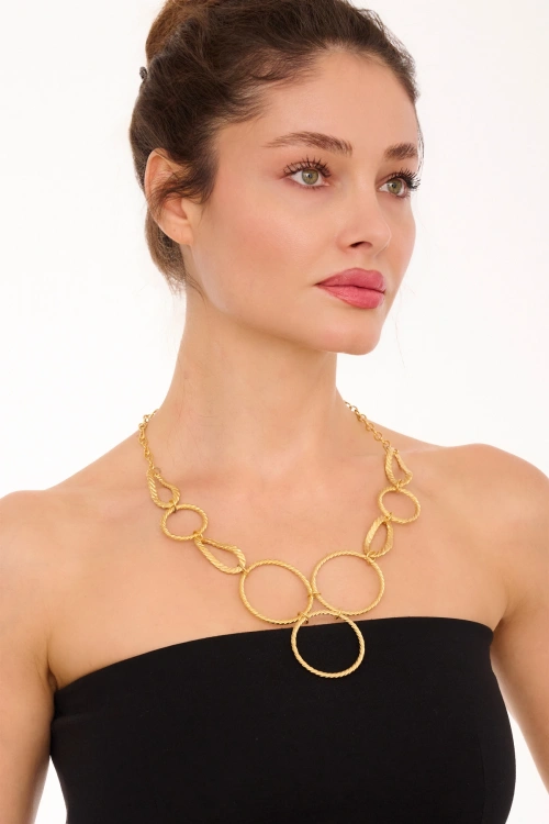 Kiraz Gold Plated Necklace