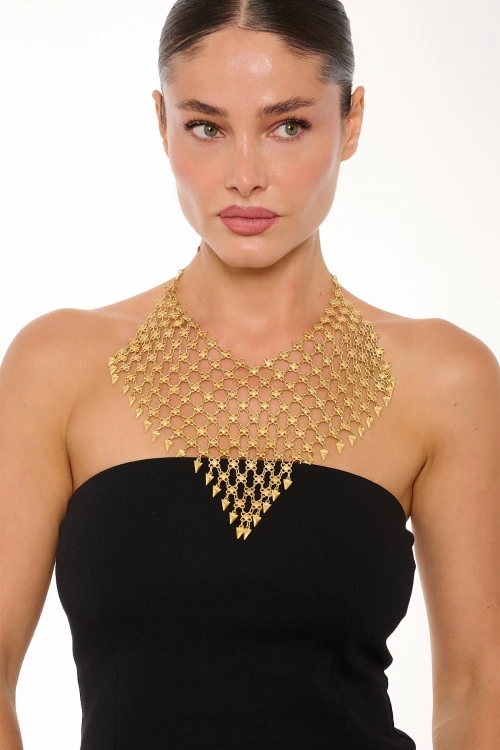 Kiraz Gold Plated Necklace