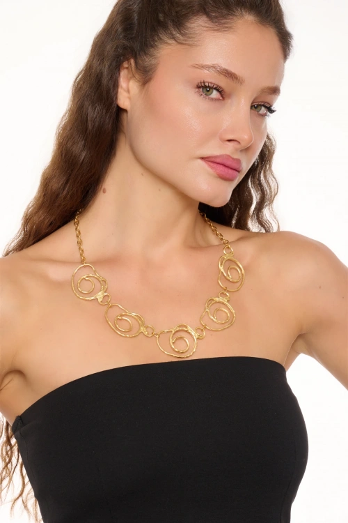 Kiraz Gold Plated Necklace