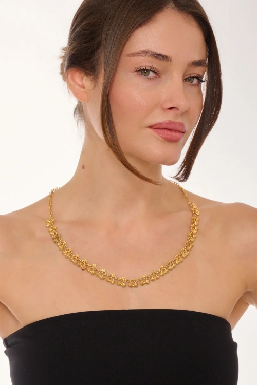Kiraz Gold Plated Necklace