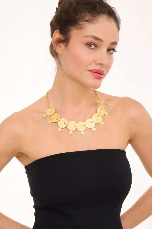 Kiraz Gold Plated Necklace