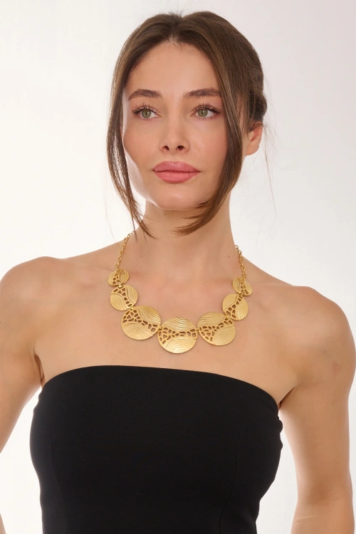 Kiraz Gold Plated Necklace