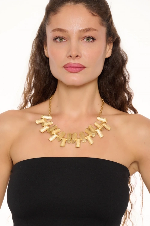 Kiraz Gold Plated Necklace