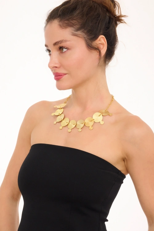 Kiraz Gold Plated Necklace