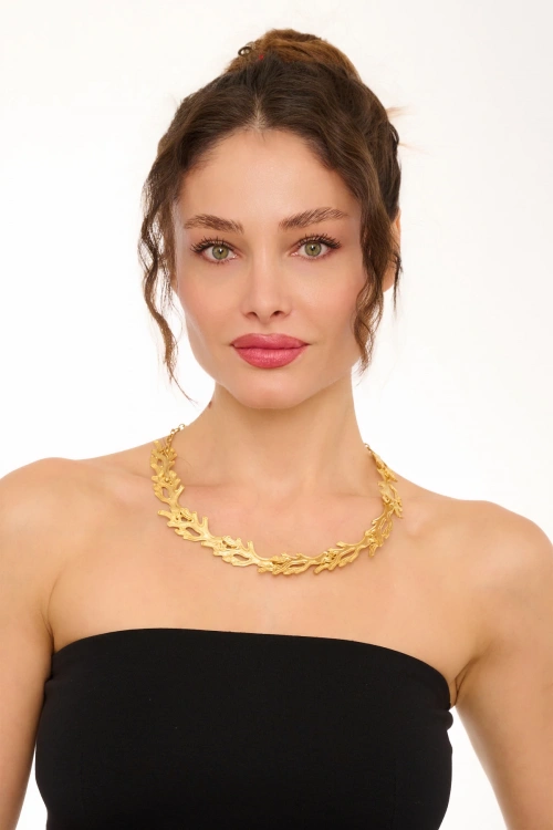 Kiraz Gold Plated Necklace