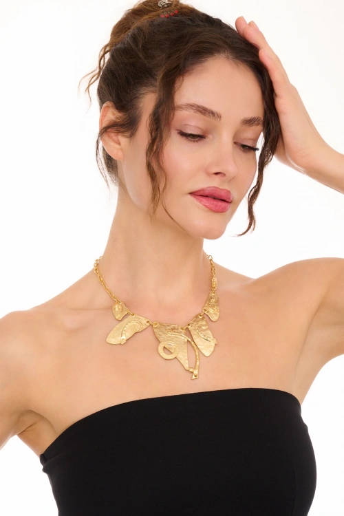 Kiraz Gold Plated Necklace