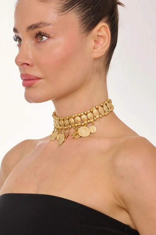 Kiraz Gold Plated Necklace