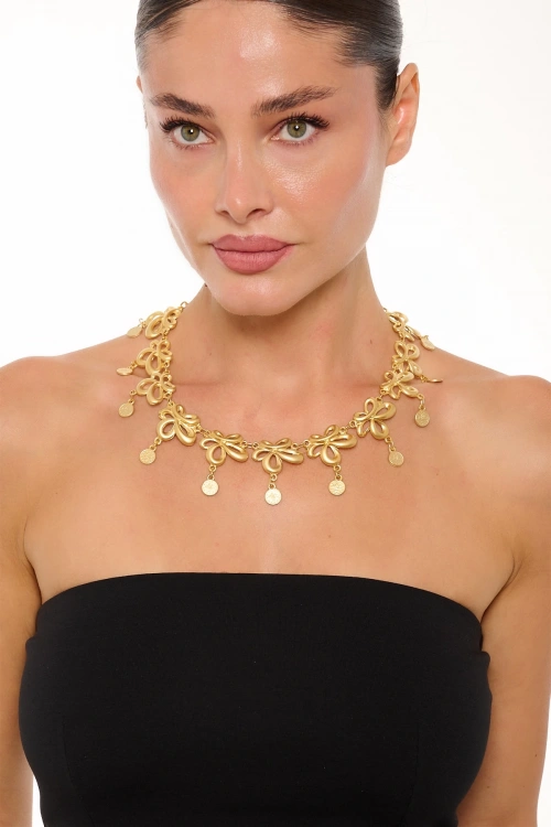 Kiraz Gold Plated Necklace