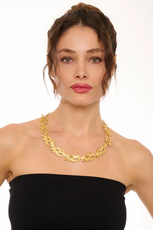 Kiraz Gold Plated Necklace