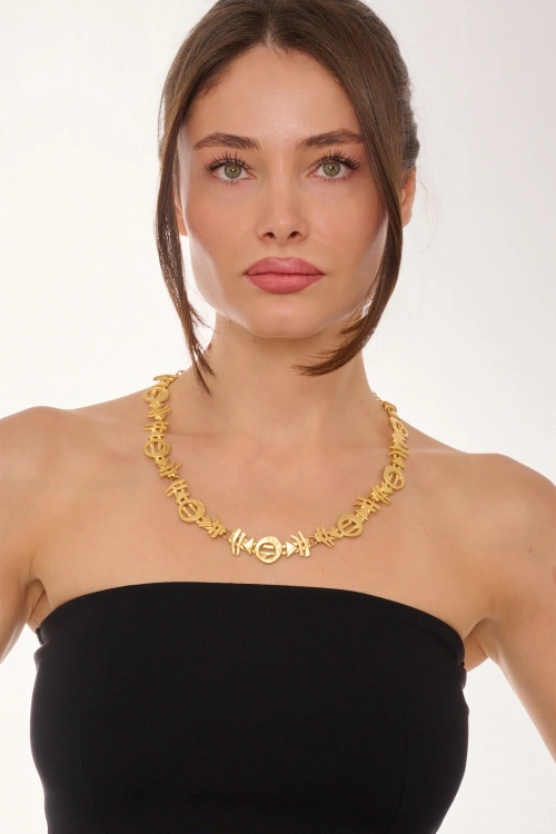 Kiraz Gold Plated Necklace