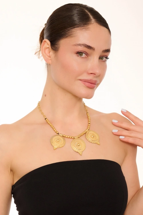 Kiraz Gold Plated Necklace