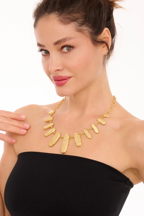 Kiraz Gold Plated Necklace