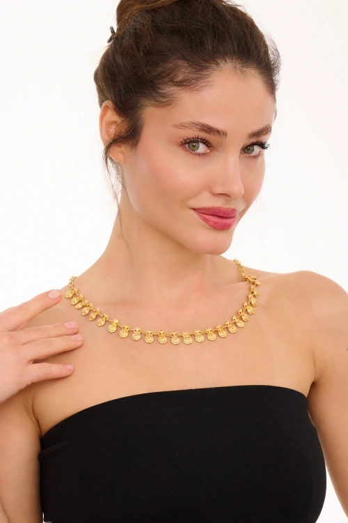 Kiraz Gold Plated Necklace