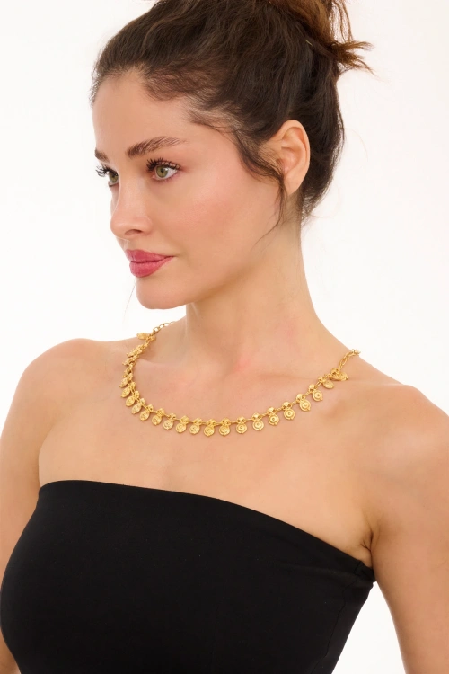 Kiraz Gold Plated Necklace