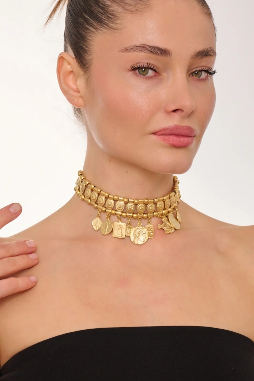 Kiraz Gold Plated Necklace