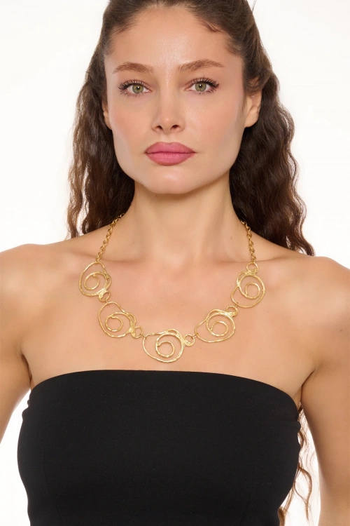 Kiraz Gold Plated Necklace