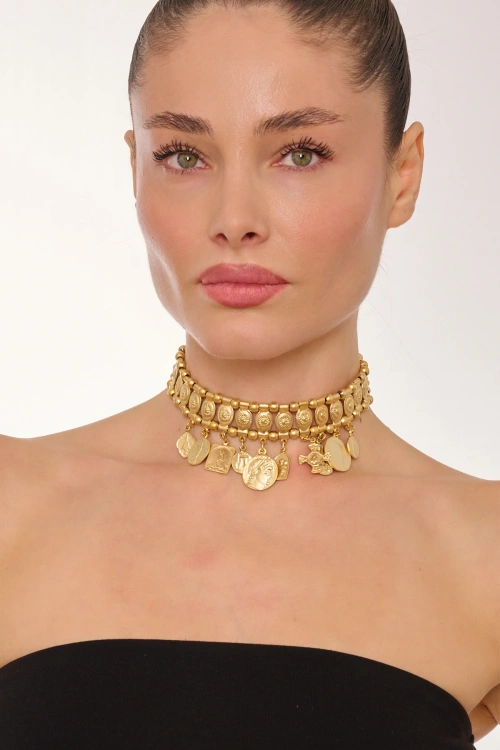 Kiraz Gold Plated Necklace