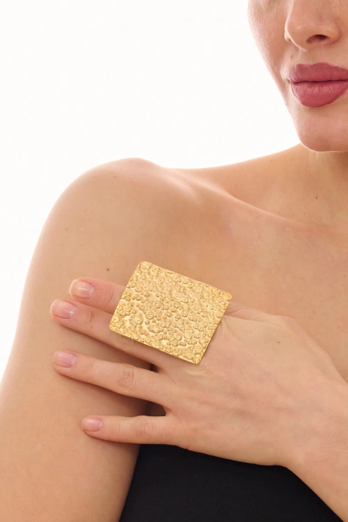 Kiraz Gold Plated Ring