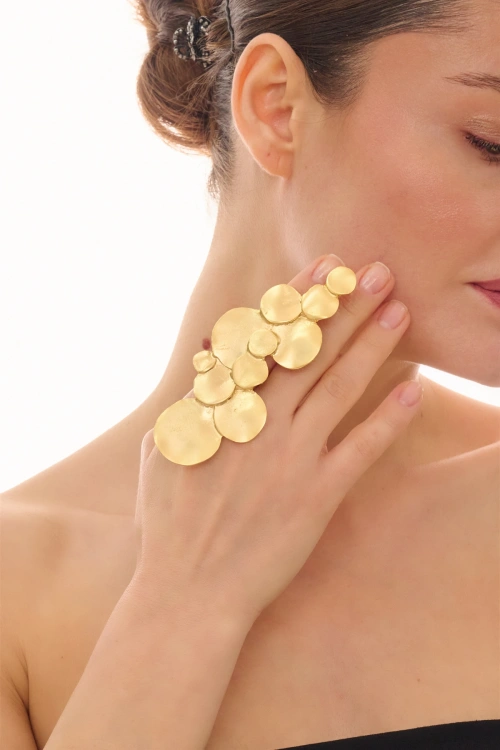 Kiraz Gold Plated Ring