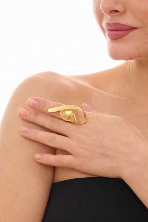 Kiraz Gold Plated Ring