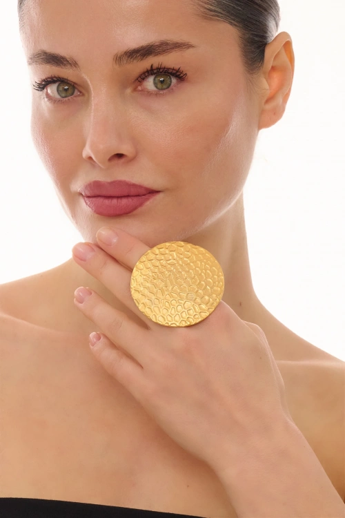 Kiraz Gold Plated Ring