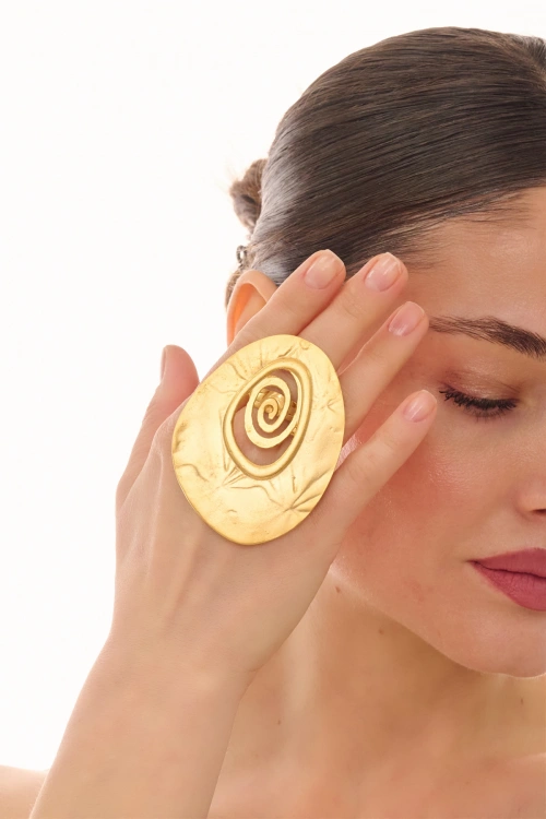 Kiraz Gold Plated Ring