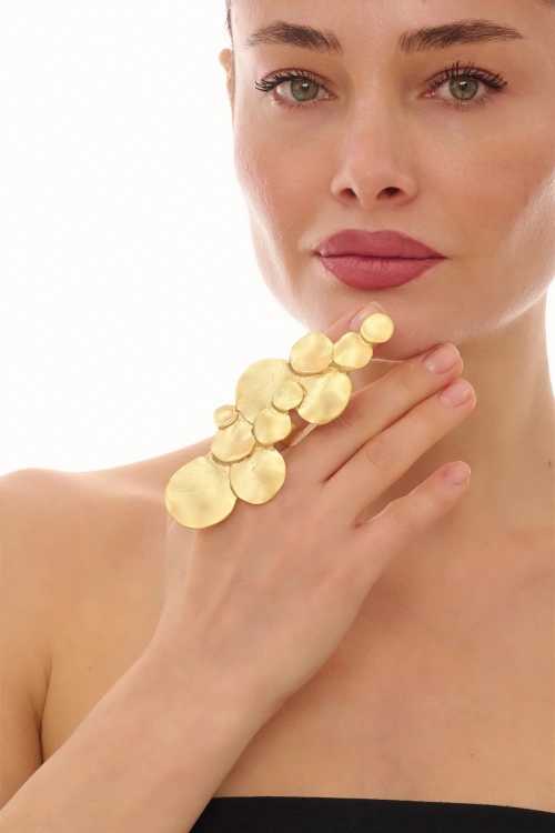 Kiraz Gold Plated Ring