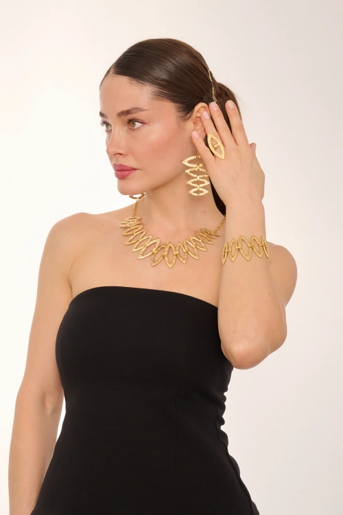 Kiraz Gold Plated Set