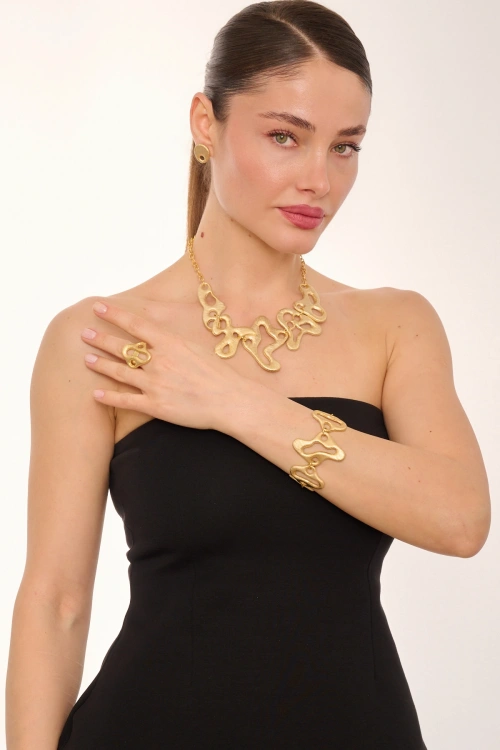 Kiraz Gold Plated Set