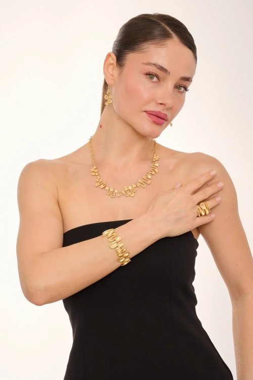 Kiraz Gold Plated Set