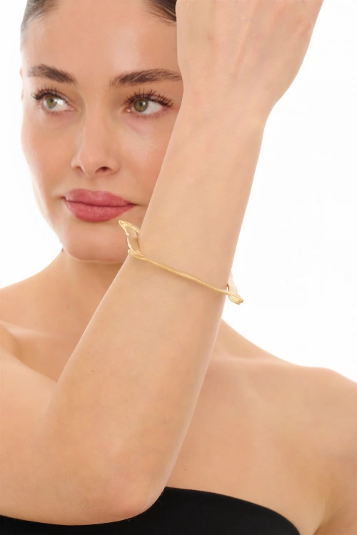 Kiraz Gold Plated Square Bracelet