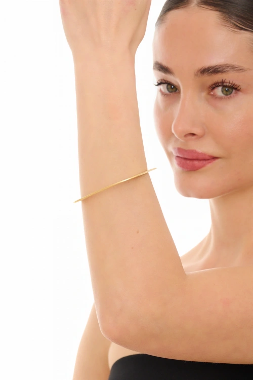 Kiraz Gold Plated Square Bracelet