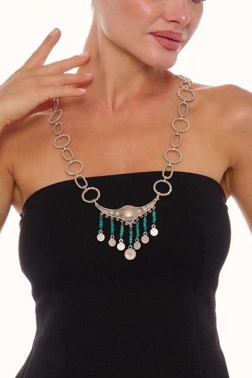 Kiraz Silver Plated Necklace