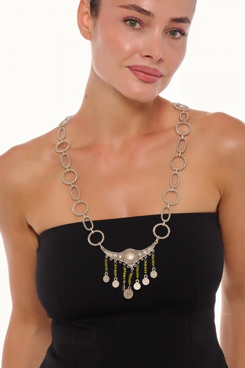 Kiraz Silver Plated Necklace