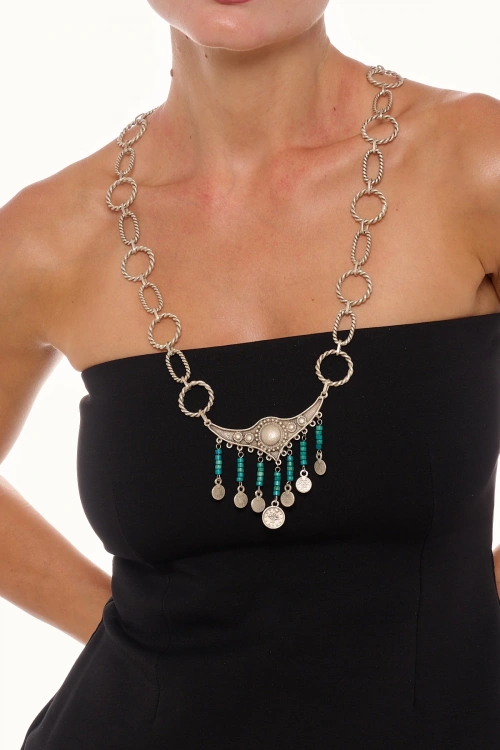 Kiraz Silver Plated Necklace