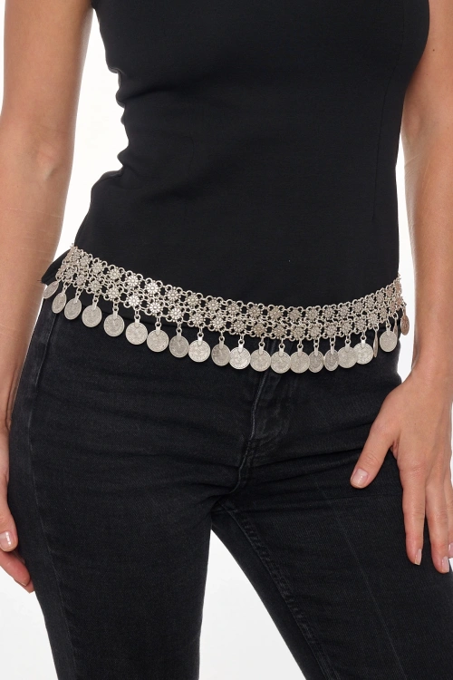 Kiraz Silver Plated Belt