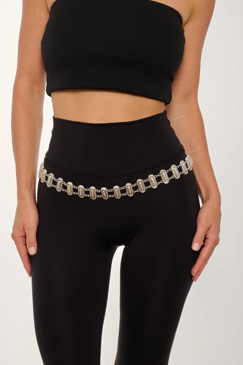 Kiraz Silver Plated Belt