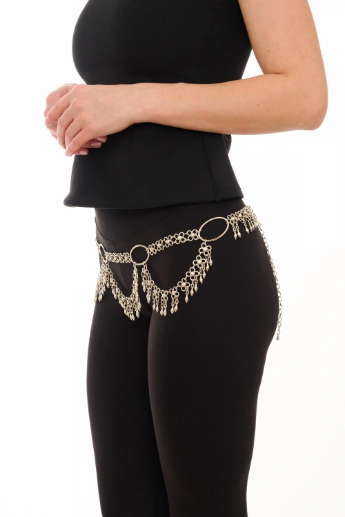 Kiraz Silver Plated Belt